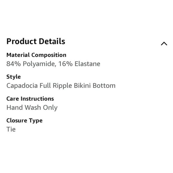 Vix Paula Hermanny Capadocia Full Ripple Bikini Bottom sz S - Picture 3 of 11